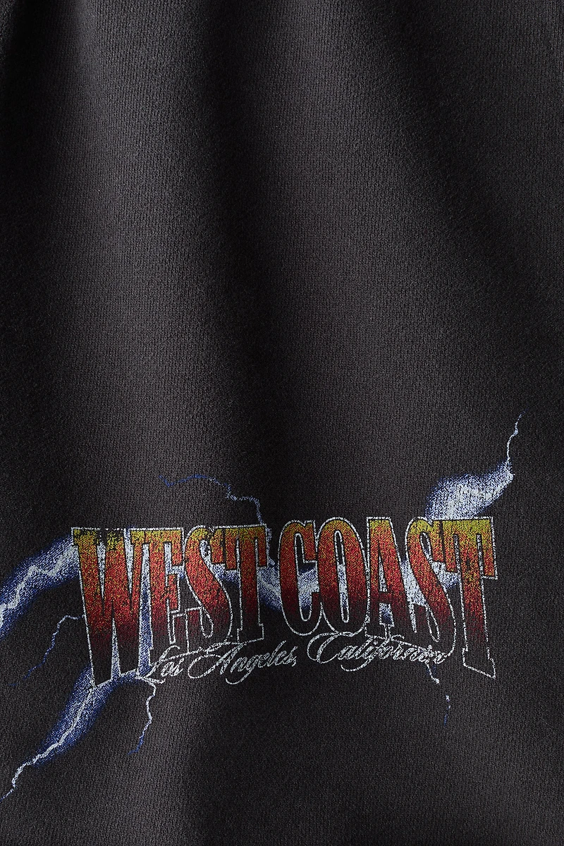 Relaxed-Fit Printed Sweatshorts