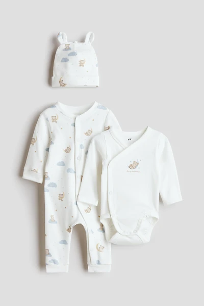 Ensemble 3 pièces en coton