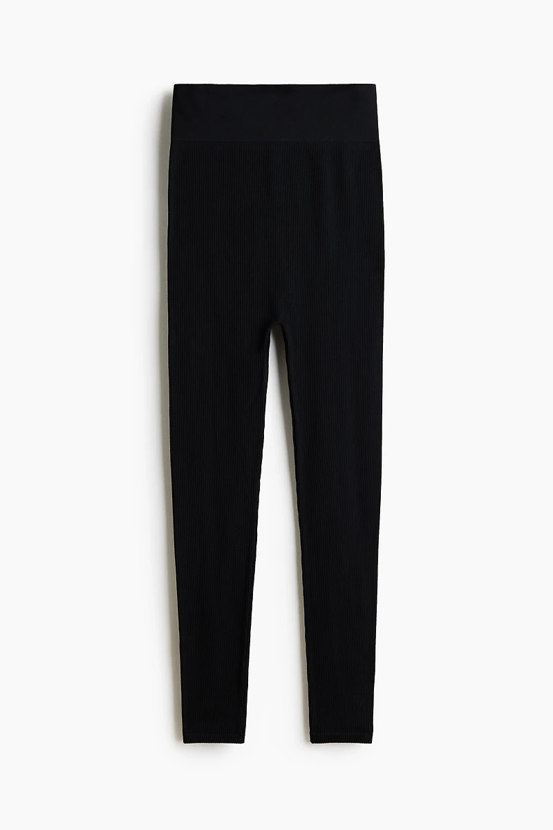 MAMA Seamless Ribbed Leggings
