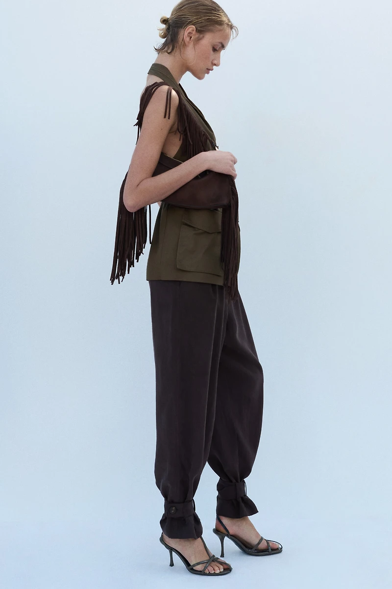 Balloon-Leg Pants