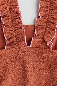 Embroidered-Detail Swimsuit