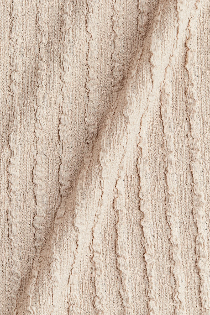 Textured Jersey Bandeau Dress