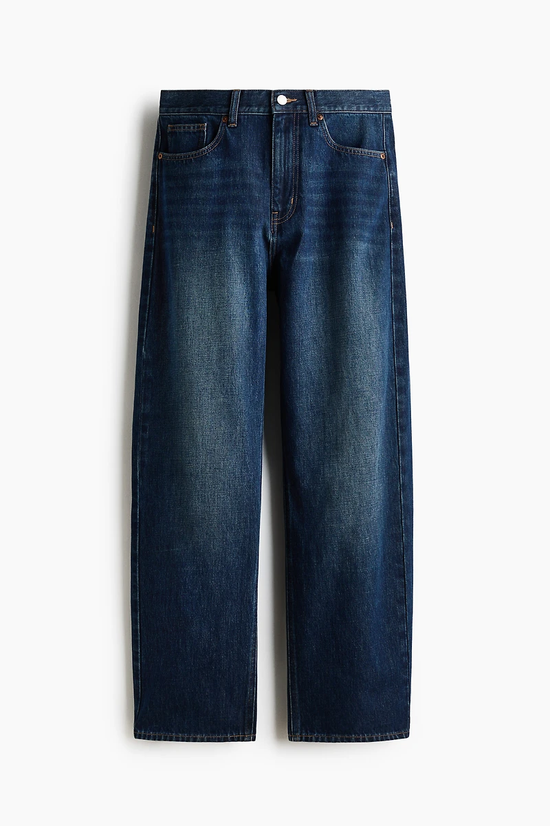 Barrel Regular Waist Jeans