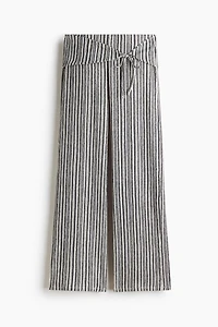 Tie-Detail Jersey Pants