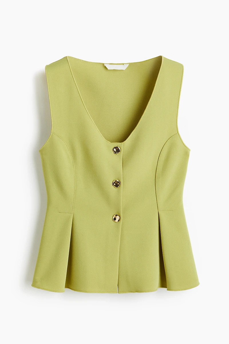 Peplum Vest