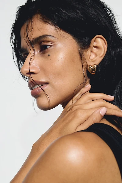 Boucles d'oreilles en forme de cœur