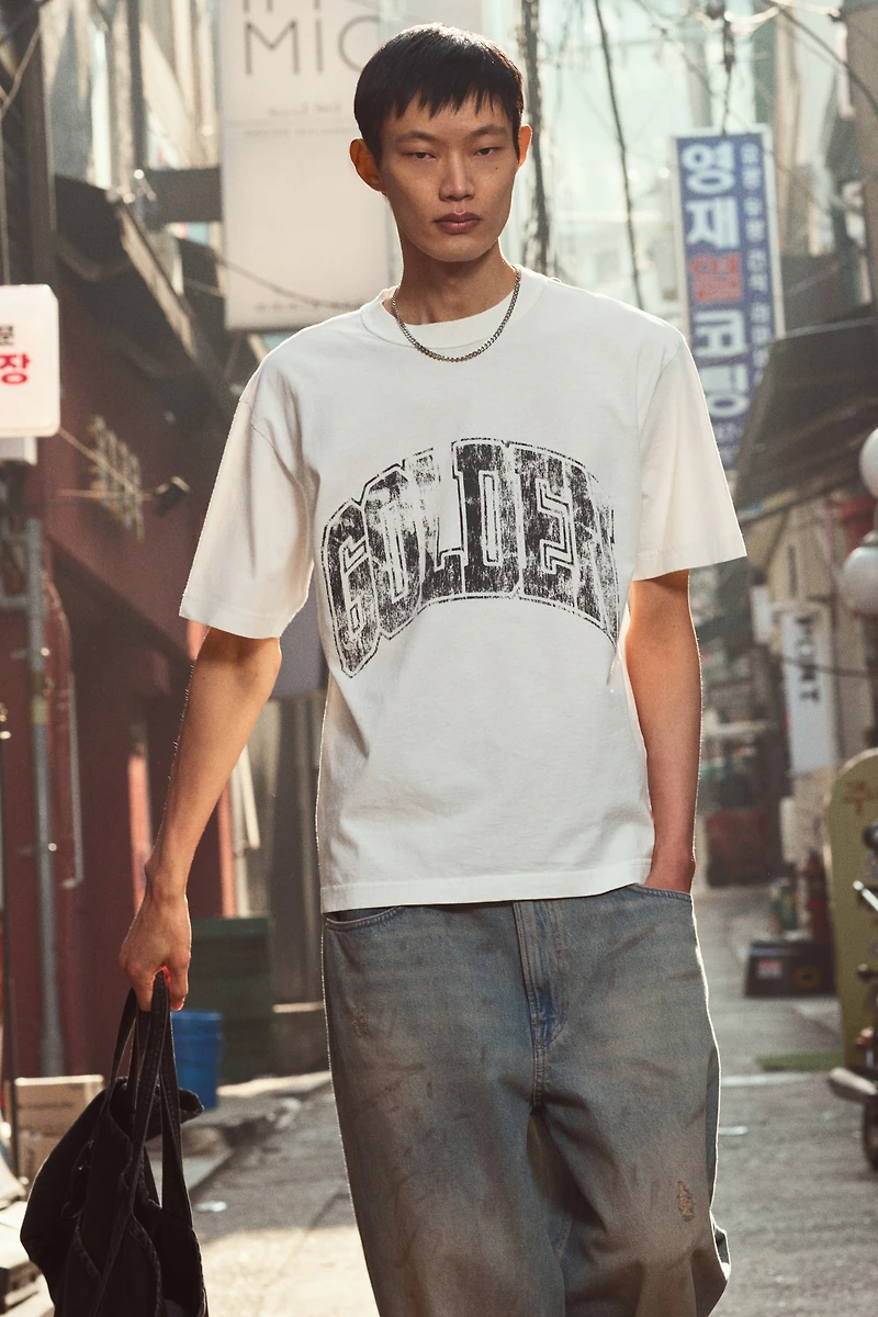 Loose-Fit Printed T-Shirt