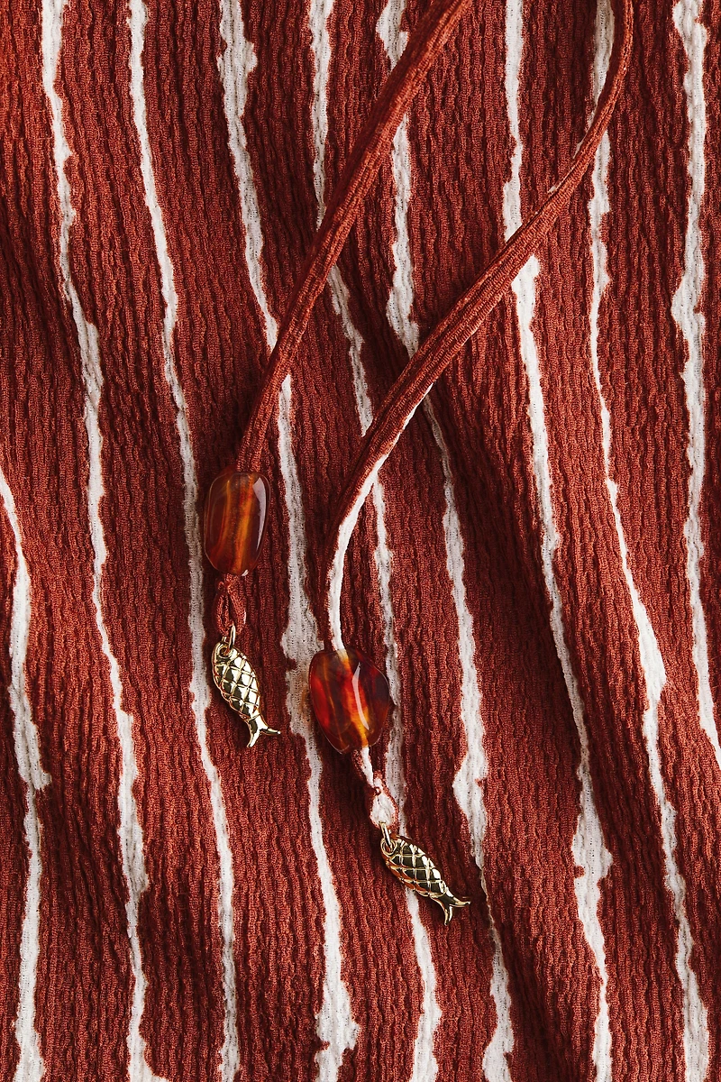 Crinkled Pencil Skirt