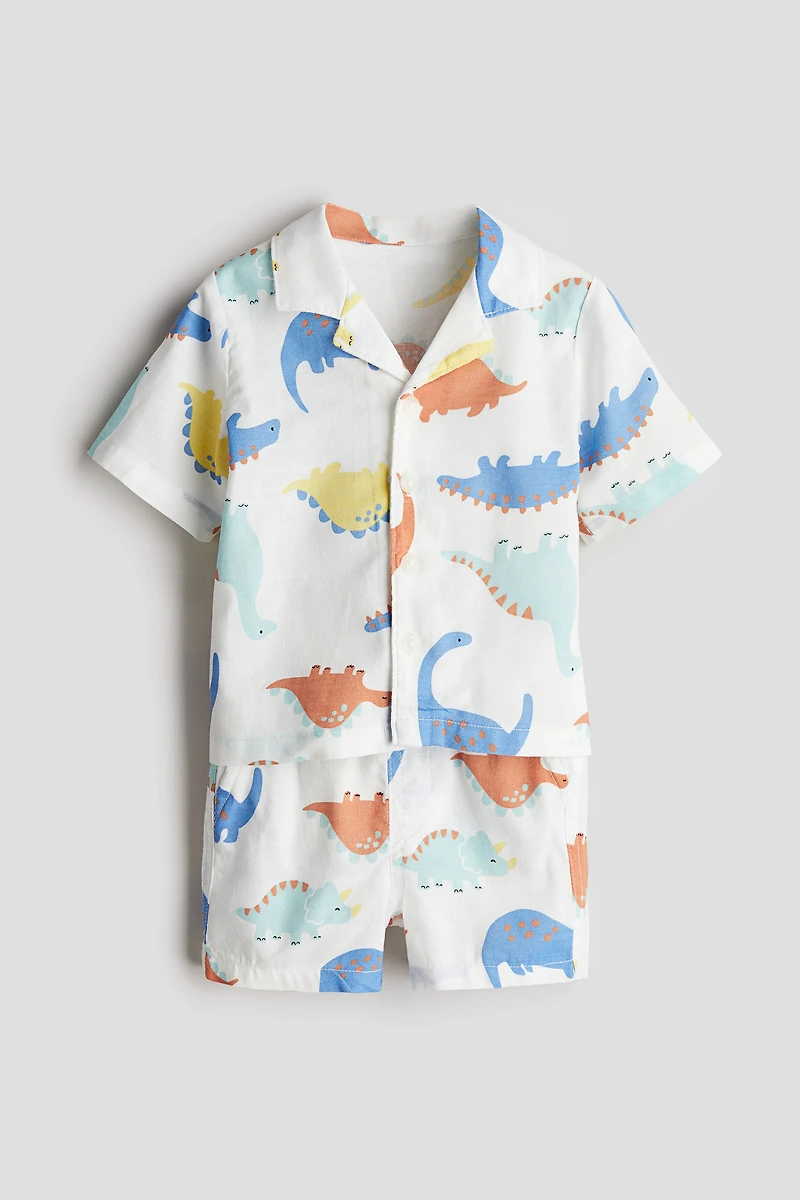 Ensemble 2 pièces en coton imprimé