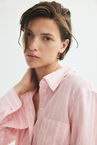 Chemise en lin mélangé