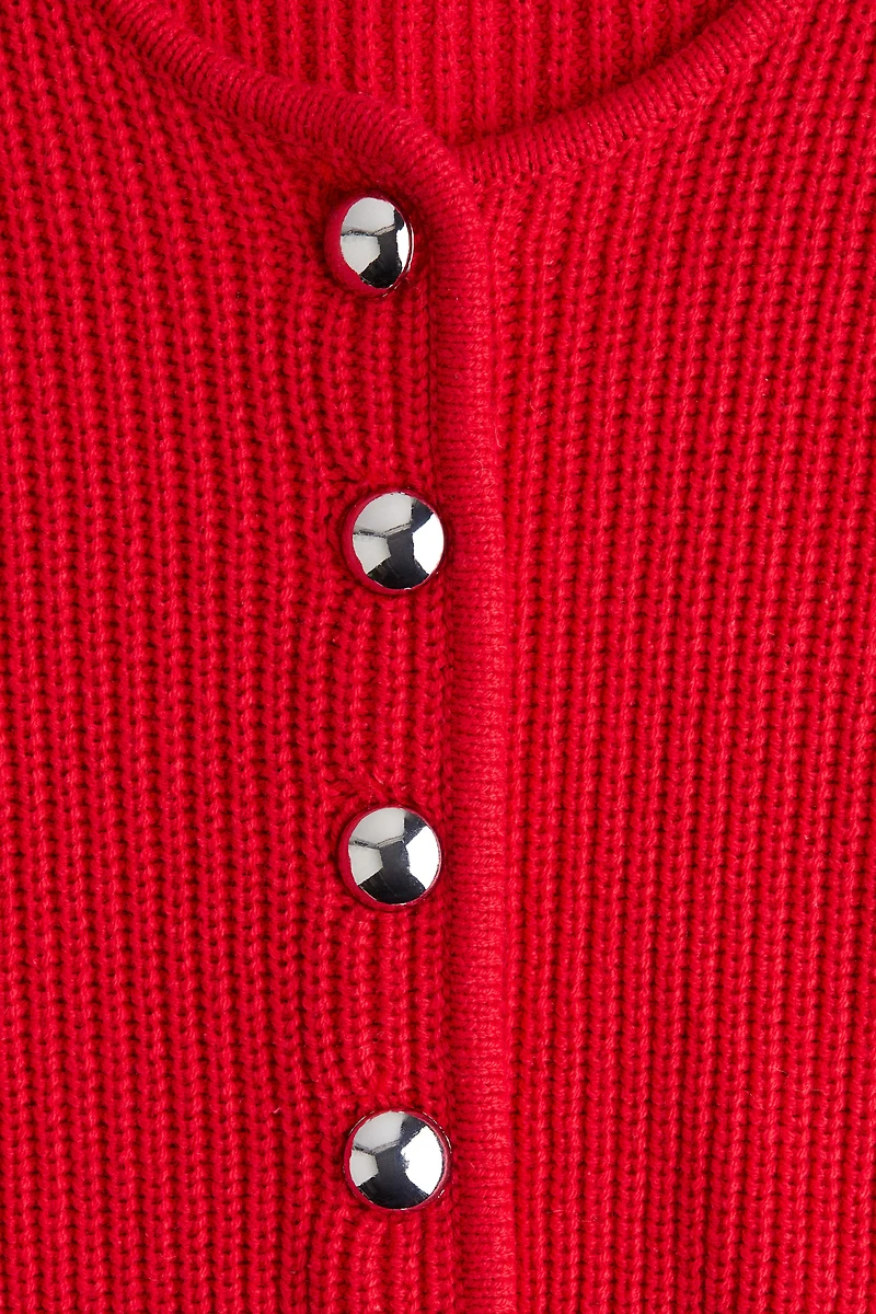 Chandail en tricot côtelé