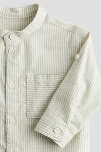 Cotton Henley Shirt