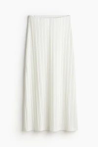 Ladder-stitch-look Knit Skirt