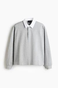 Loose-Fit Cotton Polo Shirt