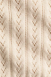 Pointelle-Knit Cotton Cardigan