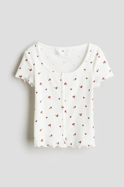Ribbed T-shirt