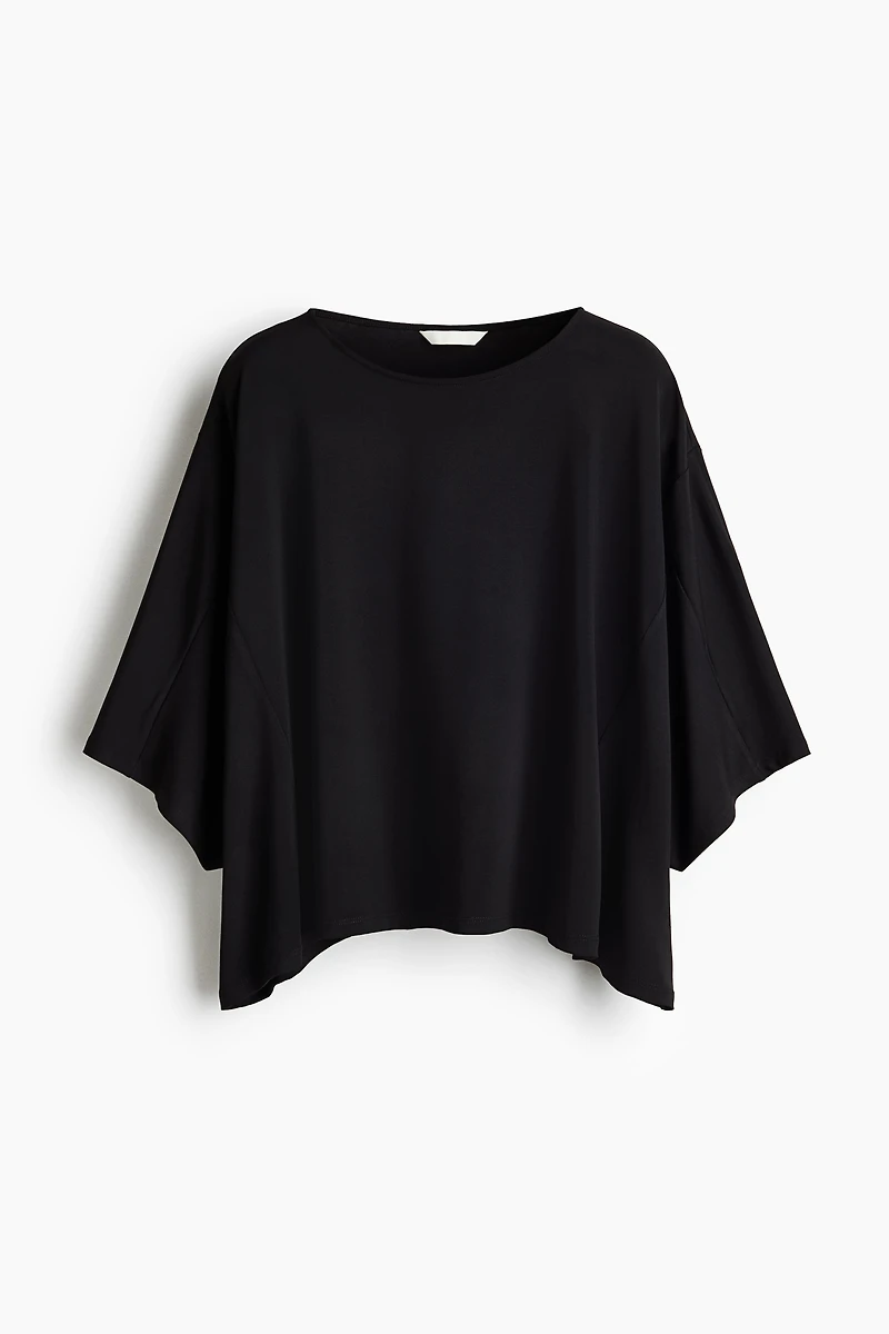 Batwing-Sleeved Top