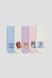 5-Pack Motif-Detail Socks