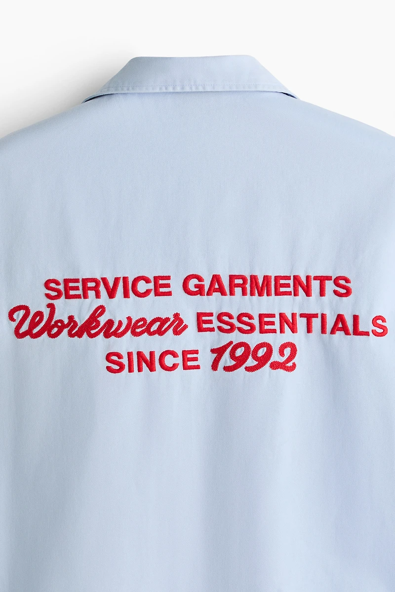 Relaxed-Fit Short-Sleeved Utility Shirt