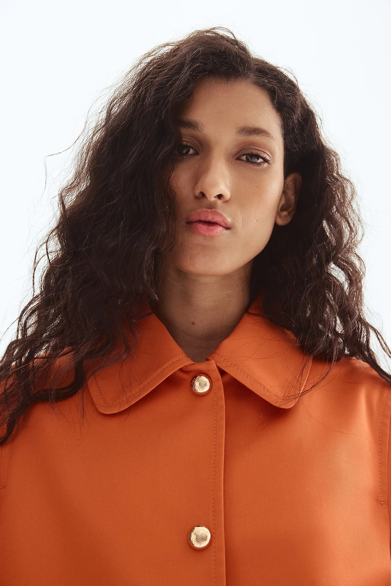 Manteau 3/4 en sergé