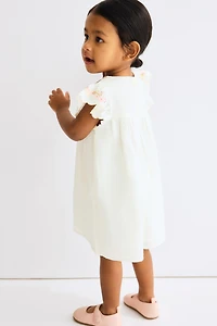 Robe en coton avec broderies
