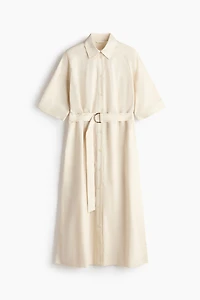 Cotton Poplin Shirt Dress