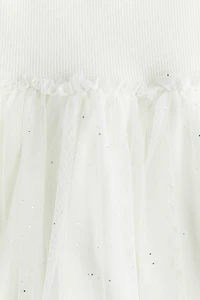 Dress with Tulle Skirt