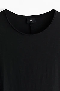 Roll-edge T-shirt