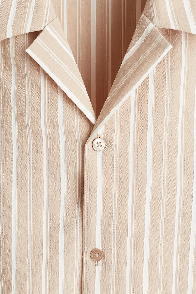 Regular-Fit Lyocell-Blend Resort Shirt