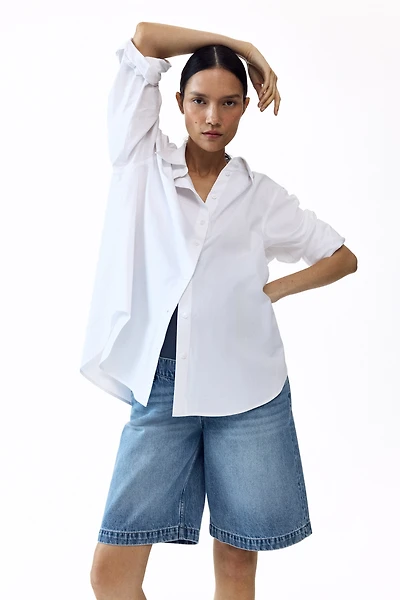MAMA Denim Bermuda Shorts