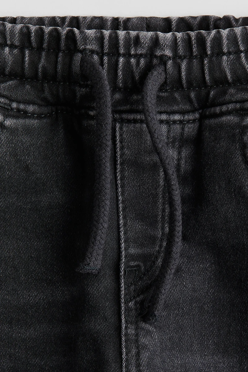 Cotton Denim Joggers