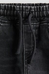 Cotton Denim Joggers