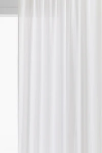 1-Pack Long and Wide Linen-Blend Curtain Panel