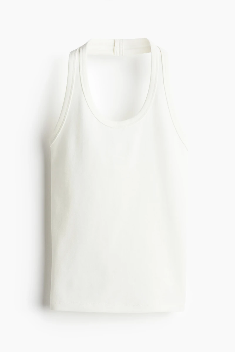 Pima Cotton Halterneck Top