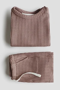 2-Piece Waffled Cotton Set