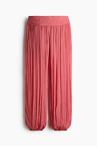 Crinkled Viscose Pants