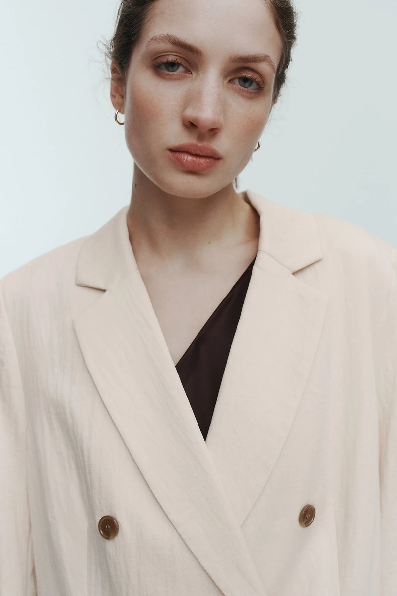 Blazer à fermeture croisée