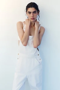 Cotton Denim Overalls