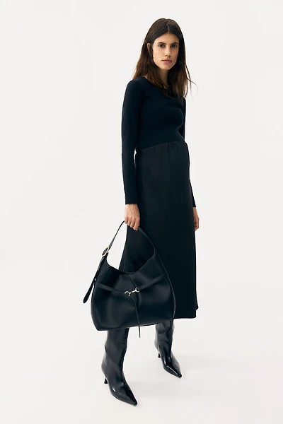 MAMA Satin Slip Skirt