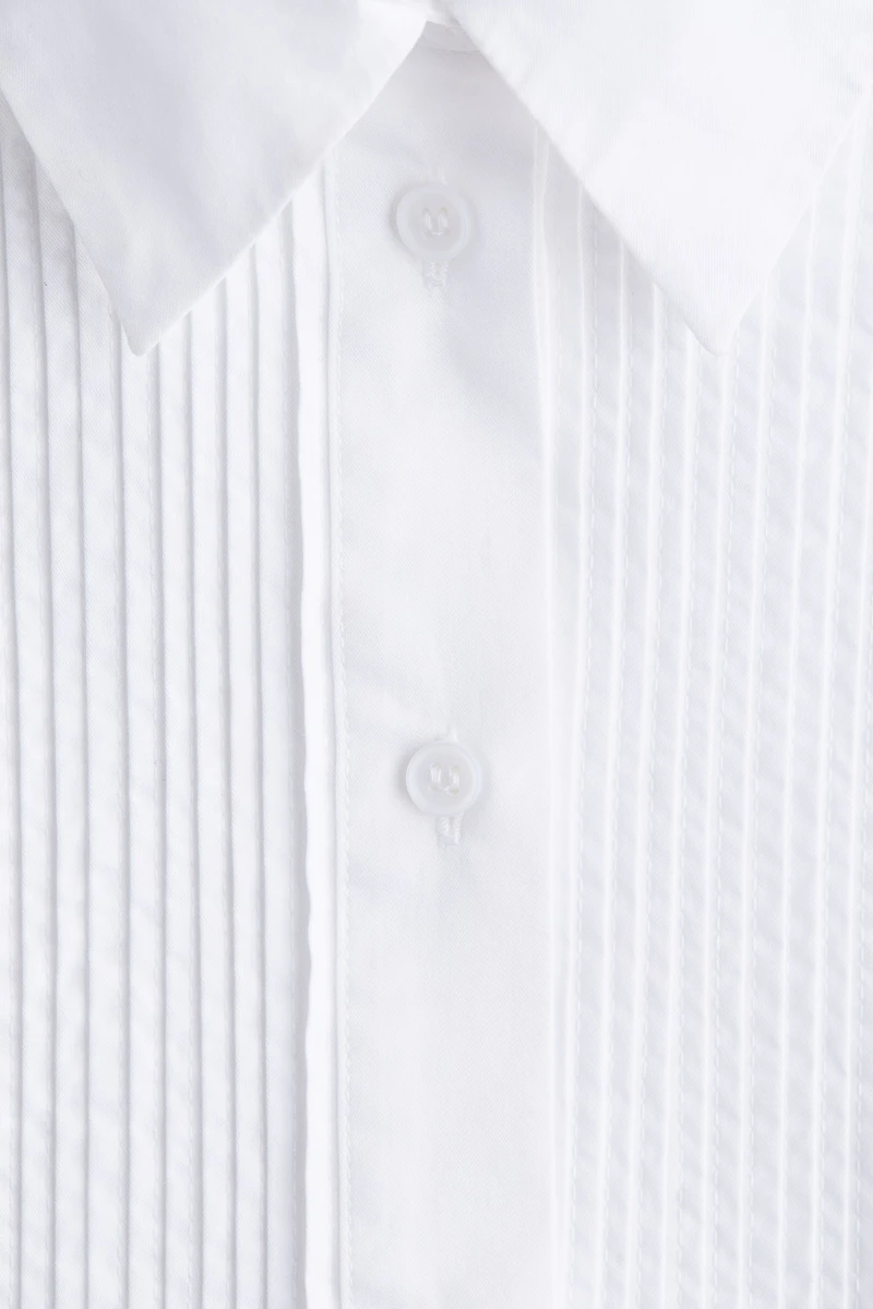 Oversized tuxedo shirt