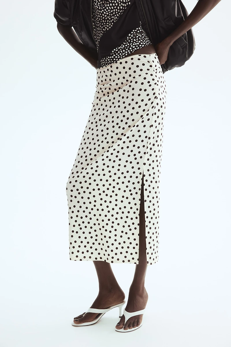 Draped Midi Skirt