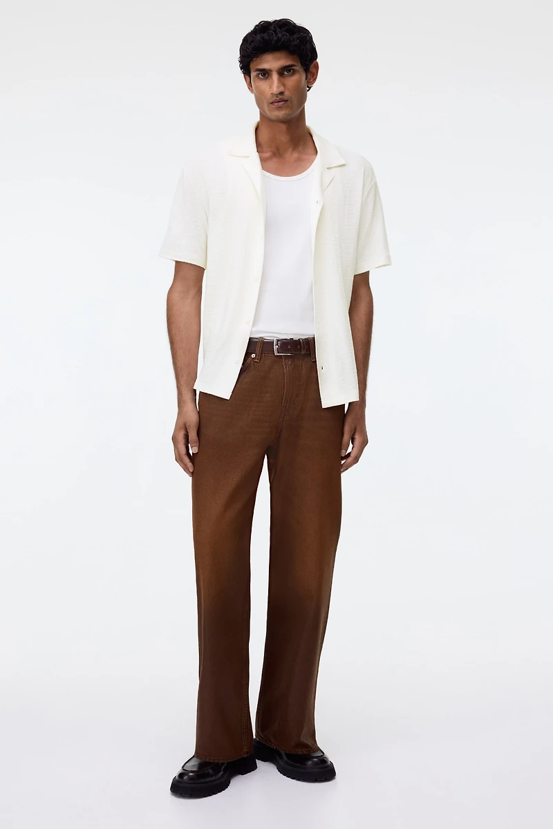 Regular-Fit Jersey Resort Shirt