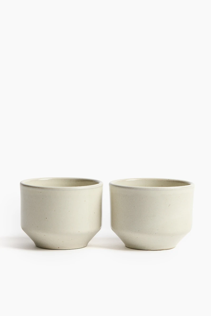 Tasse à matcha avec glaçure réactive