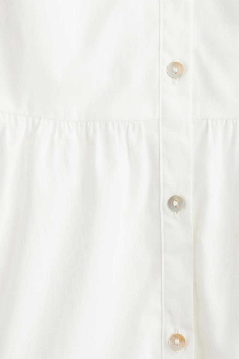 Robe chemisier en popeline