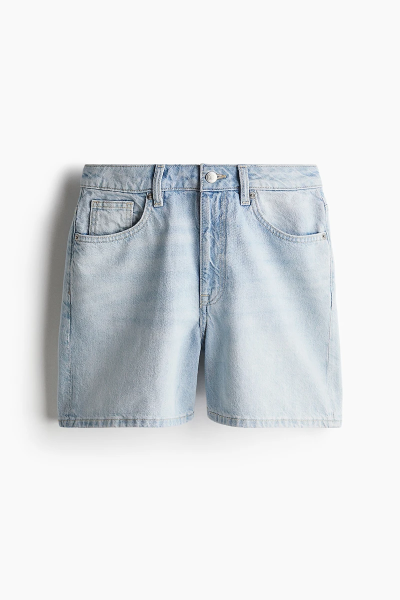 High Denim Shorts