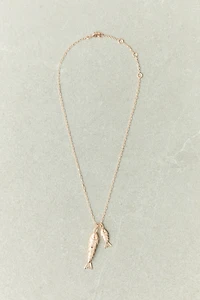 Fish-Pendant Necklace