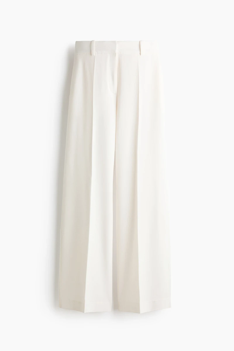 Wide-Leg Dress Pants