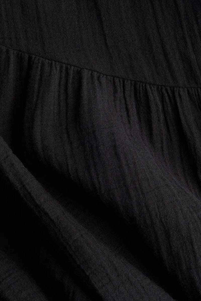 Muslin Wrap Dress