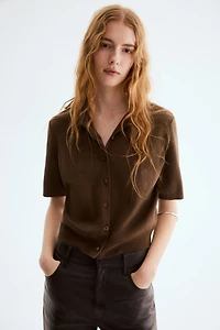 Cardigan with Collar