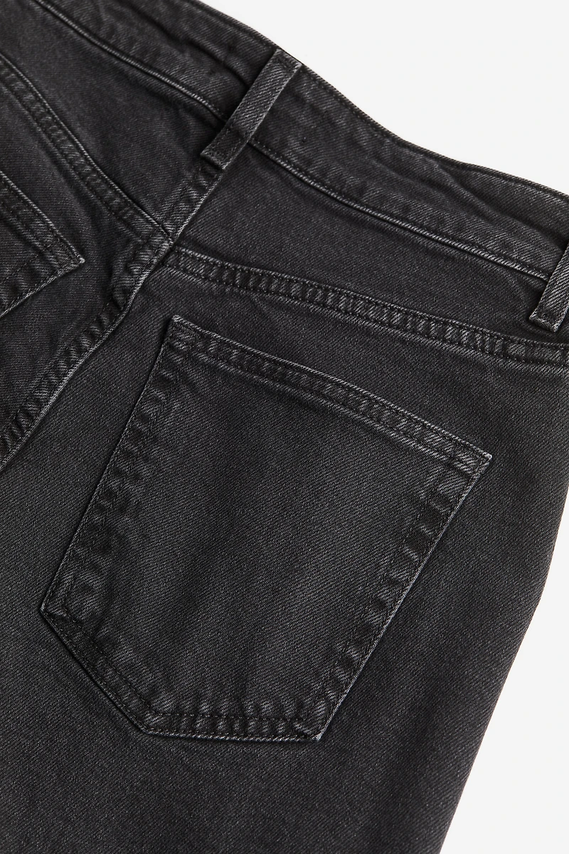 High Rise Slim Leg Mom Jeans